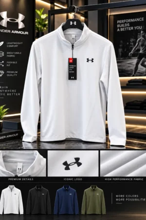 Men's Under Armour Armour Fleece® Half-Zip Pullover - Image 6