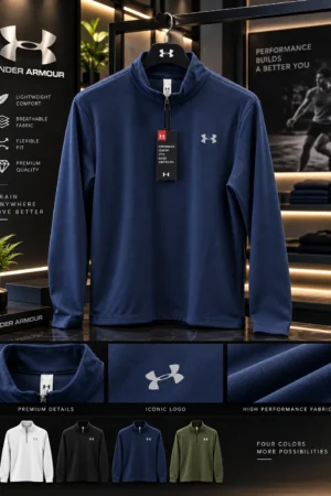 Men's Under Armour Armour Fleece® Half-Zip Pullover - Image 5