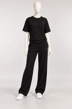 Women’s Relaxed T-Shirt & Wide-Leg Pants Set – Taupe - Image 5
