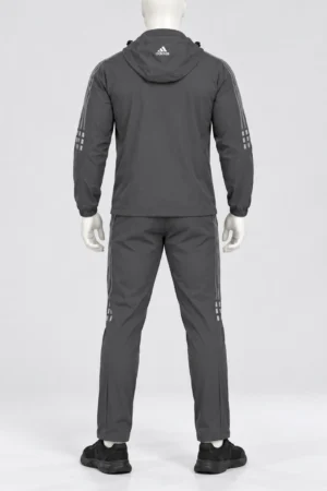 Graphite Adidas tracksuit - Image 7